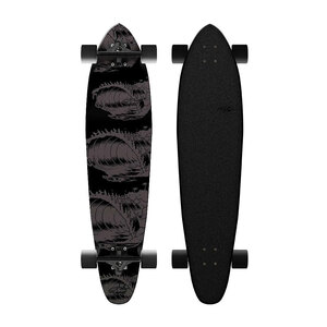 ■送料無料■10％OFF■ オービーファイブ　BLACKER LONGBOARDS 38 サーフスケートボードコンプリート