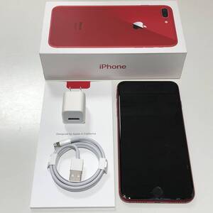 31825☆訳アリ au iPhone8Plus 256GB productred 判定〇 バッテリー85％ Apple アップル