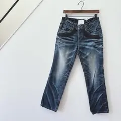 ロリータジーンズ/LOLITA JEANS/ヴィンテージ加工/デニム/28/青