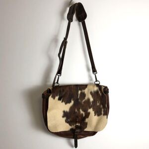 【希少】RRL HAIR ON HIDE LEATHER BAG ハラコ レザー