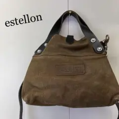 estellon エステロン レザー ショルダーバッグ