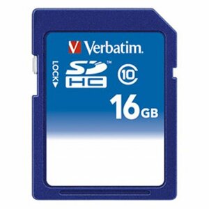 （まとめ買い）三菱化学メディア Verbatim SDHCカード 16GB Class 10 SDHC16GJVB1〔3枚セット〕