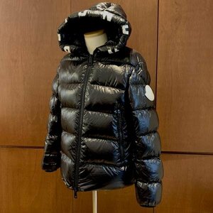 MONCLER モンクレール DUBOIS GIUBBOTTO デュボア ダウンジャット ショート サイズ3 黒 ブラック アウター フード メンズ 管理RY24002983