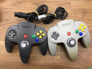 NINTENDO NINTENDO64 コントローラー NUS-005 ２個 中古品2250