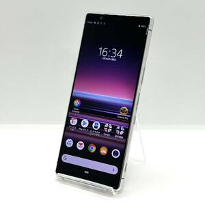 Xperia 5 SOV41 グレー au SIMロック解除済 64GB / 6GB 判定◯ スマホ本体 送料無料 Y6MR