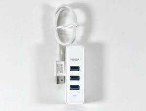 ELECOM 4ポートUSB3.0ハブ/USB Hub/U3H-T405B/マグネット付き/中古品