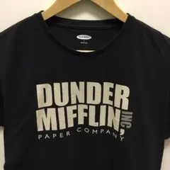 USA古着　DUNDER MIFFLIN プリントTシャツ　サイズL