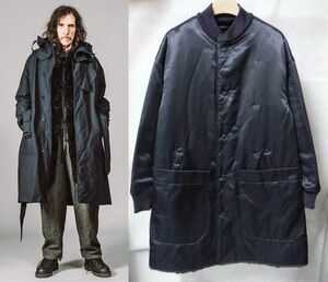 17AW Engineered Garments エンジニアードガーメンツ Liner Jacket PC Kasha/Fur ライナー ジャケット コートXS 紺