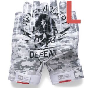 UA F5 GLOVE 限定カラー アメフト グローブ LGサイズ【新品】