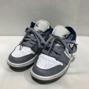 【NIKE】WMNS Air Jordan 1 Low Grey and Blue ナイキ 24cm GRY ローカットスニーカー dc0774-042 ts202405