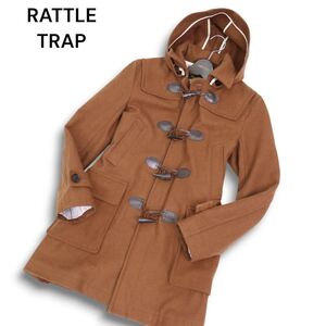 RATTLE TRAP × shanhouse メンズビギ シャンハウス 秋冬★ メルトン ウール ダッフル コート Sz.36　メンズ　C4T10755_B#N