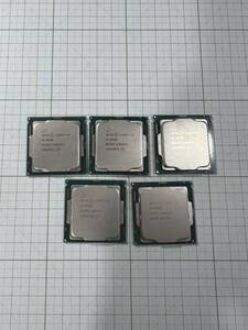 中古(一応動作確認済) CPU Intel Core i5 8500 3.00GHZ SR3XE 5枚セット ①