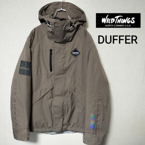 DUFFER × WILD THINGS 3Way デナリジャケット 別注アウター BLACK LABEL ナイロン マウンテン ライナー ダファー ワイルドシングス M