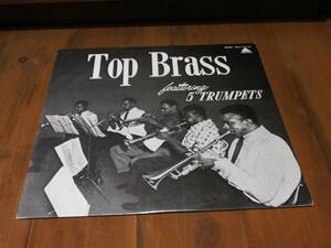 見本盤 白ラベル MONO LP Top Brass featuring 5 TRUMPETS ドナルド・バード ジョー・ワイルダー