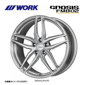 送料無料 ワーク GNOSIS FMB02 11J-20 +51～30 5H-100 (20インチ) 5H100 11J+51～30【4本セット 新品】