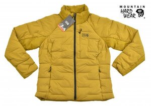 送料無料1★Mountain Hardwear★マウンテンハードウェア StretchDown High-Hip ジャケット size:L オリーブ ゴールド ※女性用