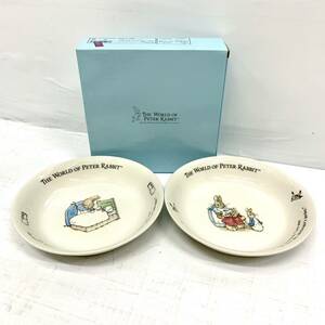 送料無料h57091 THE WORLD OF PETER RABBIT ピーターラビット パスタ カレー皿 2枚セット PR271BR-3 食器 洋食器 未使用