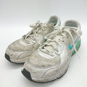 ◇ NIKE ナイキ スニーカー サイズ24.5 ホワイト グリーン メンズ E