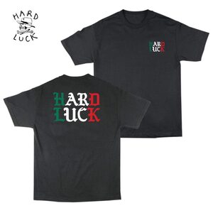 HARD LUCK(ハードラック) OLD HAND S/S TEE ブラック Sサイズ