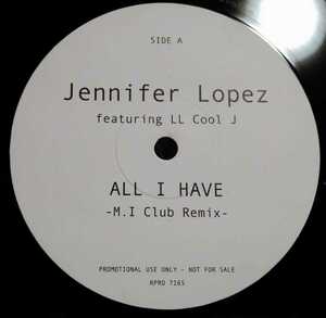 JENNIFER LOPEZ ALL I HAVE LOVING YOU　　　 LL COOL J