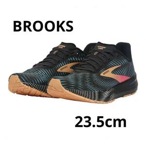 7107★新品★BROOKS ブルックス ハイペリオンテンポ ブルー/ブラック【23.5ｃｍ】