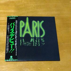 紙ジャケ　　　SHM-CD　　　PARIS　　　　/　　　　PARIS　　 　紙ジャケット　　国内盤　　　