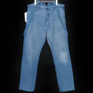 VISVIM TRAVAILLER BRACES PANTS 2 ライトインディゴ 0121205008008 ビズビム トラヴァイエブレイスパンツ サスペンダー ヴィズヴィム