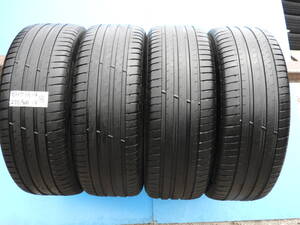 【SHT1814-S】送料無料! 2021年製　ミシュラン パイロット MICHELIN Pilotsport 4 SUV ノーマル　サマー中古タイヤ【235/60R18】4本