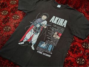 1スタ 1円スタート 珍しいレア柄 一点限り AKIRA アニメ Tシャツ キャラ 漫画 anime 古着 金田正太郎 アキラ 島鉄雄 SF 大友克洋 プリント