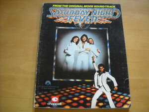 「SATURDAY NIGHT FEVER」ピアノ弾き語り・ソロ（洋書）難あり サタデー・ナイト・フィーバー