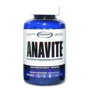 送料無料！発送補償！追跡可！期限は2027年以降の長い物！アナバイト ANAVITE　　180錠　ギャスパリ ニュートリション マルチビタミン