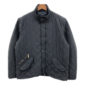 Barbour バブアー SPORTQUILT スポーツキルト キルティングジャケット ブラック (メンズ L) 中古 古着 Q9117