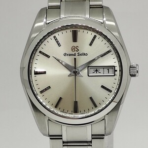 【極美品】Grand Seiko グランドセイコーGSヘリテージコレクション デイデイト シルバー文字盤SBGT235メンズ腕時計