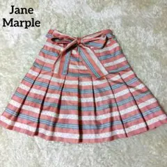 Jane Marple　ジェーンマープル　スカート　ドット　ボーダー　プリーツ