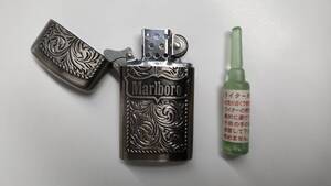 未使用・非売品・Marlboro・オリジナルオイルライター・サンプルオイル付き