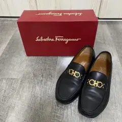 Salvatore Ferragamo ローファー 8EE BLACK CALF