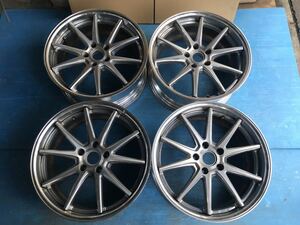 深リム　WORK　GNOSIS GV1　サイズ19x8.5JJ H5 PCD120 ハブ径約73mm 4本セット　傷汚れあり　画像でご判断