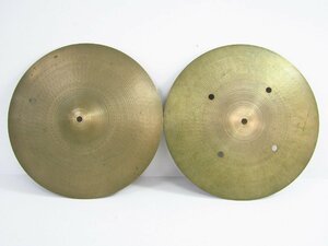 Zildjian ジルジャン FLAT HATS フラットハッツ トップ&ボトム ハイハット シンバル ◆ 4561