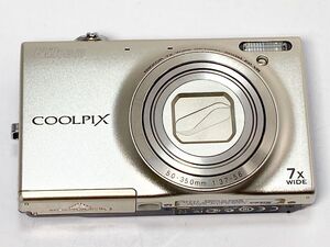 ◆Nikon ニコン COOLPIX S6100 シルバー コンパクトデジタルカメラ◆-038