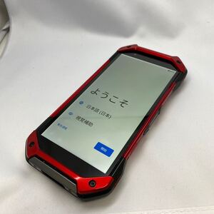 706 TORQUE 5G KYG01 レッド 中古スマホ 訳あり ジャンク SIMフリー au docomo Softba