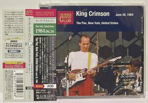 2CD キングクリムゾン コレクターズ・クラブ 1984年6月26日 ザ・ピアー ニューヨークNY [ KING CRIMSON 1984-06-24 The Pier New York Ny ]