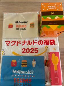 マクドナルド 福袋 ポーチ クリーナークロス ビックマックランタン ポテトハンドキャッチャー グッズのみ