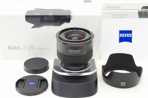 ☆極上美品☆ Carl Zeiss カールツァイス Batis 25mm F2 2/25 元箱 付属品 Sony用（Eマウント） ♯24071104