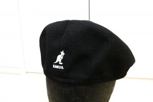 KANGOL カンゴール ★ ハンチング ★ ロゴ刺しゅう入り ★ ブラック