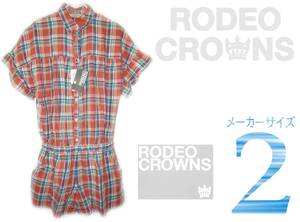 RODEO CROWNS【ショートオールインワン】 メーカーサイズ２【管19-5】