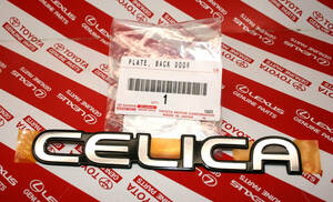 新品未使用 トヨタ 純正 ZZT230 ZZT231 セリカ リア エンブレム リヤ TOYOTA GENUINE OEM CELICA REAR TRUNK DOOR NAMEPLATE EMBLEM JDM