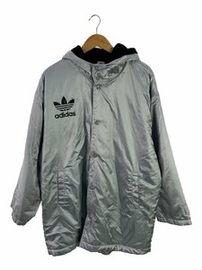 adidas◆コート/L/ポリエステル/SLV