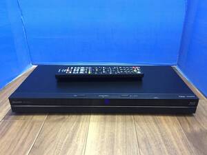 SHARP ブルーレイレコーダー BD-NW1000　リモコン付き　中古品5727