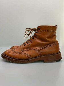 Tricker’s◆ウィングチップ/MALTON/ブーツ/US8/BRW/レザー/810455