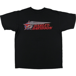 古着 00年代 ハーレーダビッドソン Harley-Davidson モーターサイクル バイクTシャツ USA製 メンズXL相当 /eaa485526 【Elulu/エルル】